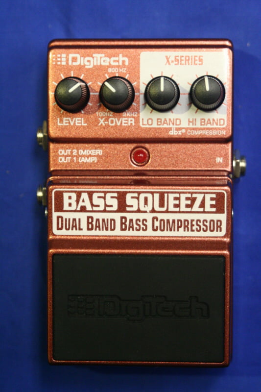 DigiTech BASS SQUEEZER Dual Band Bass Compressor