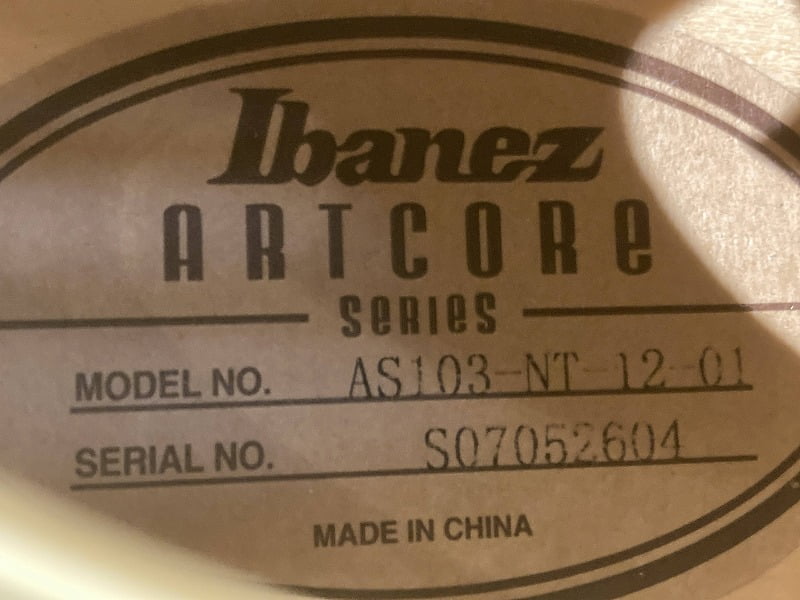 Ibanez AS103-7