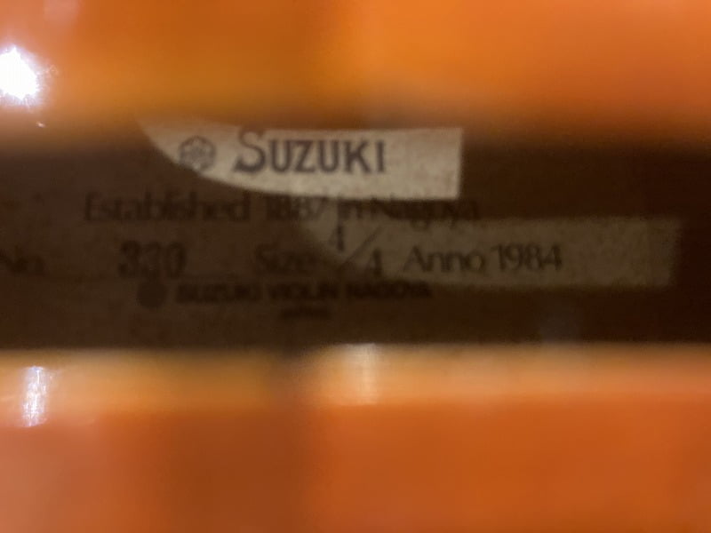 Suzuki violin No.330 4/4 Anno 1984-2